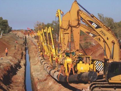 Australia natural gas pipeline project
