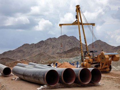 crude oil API 5L PSL2 pipeline project in Abu Dhabi